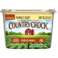 Country Crock Vegetable Oil Spread, Original, Family Size - 67.5 Ounce 