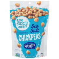 The Good Bean Chickpeas, Crunchy, Sea Salt - 6 Ounce 