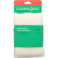 Cleanlogic Body Exfoliators, Dual-Texture - 1 Each 