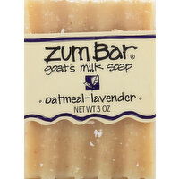 ZUM BAR Soap, Goat's Milk, Oatmeal-Lavender - 3 Ounce 