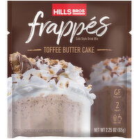 Hills Bros. Frappes Toffee Butter Cake Cafe Style Drink Mix - 2.25 Ounce 