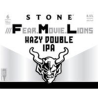 Stone Beer, Hazy Double IPA - 6 Each 