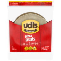 Udi's Pizza Crusts, Gluten Free, Thin & Crispy - 8 Ounce 