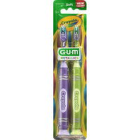 GUM Toothbrushes, Crayola, Soft - 2 Each 