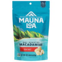 Mauna Loa Macadamias, Sea Salt, Dry Roasted - 4 Ounce 