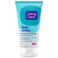 Clean & Clear Exfoliating Cleanser, Oil-Free, Deep Action - 5 Fluid ounce 