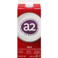 a2 Milk Milk, Whole, Vitamin D - 59 Ounce 