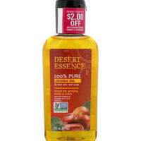 Desert Essence Jojoba Oil, 100% Pure - 2 Ounce 