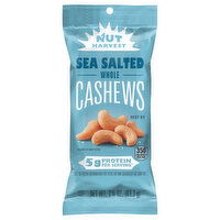 Nut Harvest Cashews, Sea Salted, Whole - 2.25 Ounce 