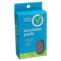 Simply Done Scrubber Pads - 2 Each 