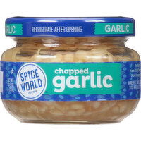 Spice World Garlic, Chopped - 4.5 Ounce 