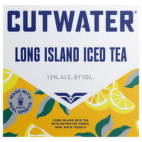 Cutwater Iced Tea, Long Island - 4 Each