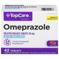 TopCare Omeprazole, 20 mg, Tablets - 42 Each 