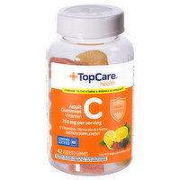 TopCare Vitamin C, Adult, 750 mg, Gummies, Natural Orange/Lemon & Berry Flavors - 42 Each 