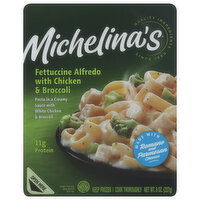 Michelina's Fettucine Alfredo, with Chicken & Broccoli - 8 Ounce 