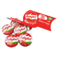 Babybel Semisoft Cheese, Original, Mini - 6 Each 