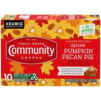 Community Coffee Coffee, Single-Serve Cups, Spiced Pumpkin Pecan Pie