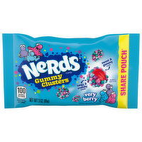 Nerds Candy, Gummy Clusters, Very Berry, Share Pouch - 3 Ounce 