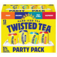 Twisted Tea Hard Iced Tea, Assorted, Party Pack - 12 Each 