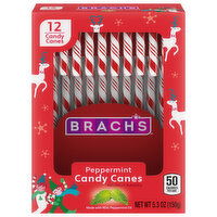 Brach's Candy Canes, Peppermint - 12 Each 