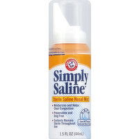 Arm & Hammer Saline Nasal Mist, Sterile, Simply Saline - 1.5 Ounce 