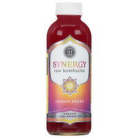 GT's Kombucha, Raw, Lemon Berry - 16 Fluid ounce 