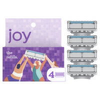 joy razor blade cartridge refill for women - 4 Each 