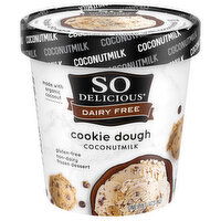 So Delicious Dairy Free Frozen Dessert, Non-Dairy, Cookie Dough, Coconutmilk - 1 Pint 