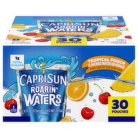 Capri Sun Flavored Water Beverage, Tropical Punch - 30 Each 