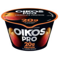 Oikos Pro Yogurt, Peach Flavored - 5.3 Ounce 