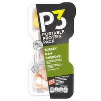 P3 Portable Protein Pack, Turkey, Ham, Cheddar