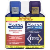 Mucinex Cough & Cold Relief, Day & Night - 2 Each 