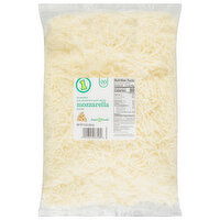 Super 1 Foods Shredded Cheese, Part-Skim, Mozzarella, Low-Moisture - 5 Pound 