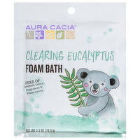 Aura Cacia Foam Bath, Clearing Eucalyptus - 2.5 Ounce 