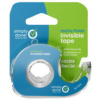 Simply Done Invisible Tape, Matte Finish - 1 Each 