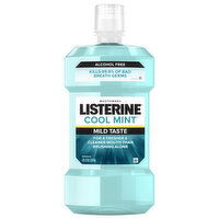 Listerine Alcohol Free Cool Mint Mouthwash - 33.8 Fluid Ounce
