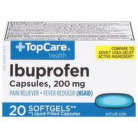 TopCare Ibuprofen, 200 mg, Softgels - 20 Each 