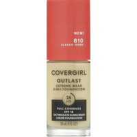 CoverGirl Foundation, 3-in-1, Classic Ivory 810