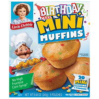 Little Debbie Muffins, Birthday Cake, Mini