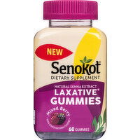 Senokot Laxative, Mixed Berry, Gummies - 60 Each 