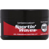 Sportin' Waves Pomade, Gel, with Wavitrol III - 3.5 Ounce 