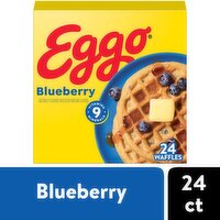 Eggo Frozen Waffles, Blueberry, Family Pack - 29.6 Ounce 