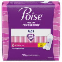 Poise Pads, Maximum, Long