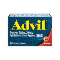 Advil Ibuprofen, 200 mg, Coated Tablets ( 24 count ) - 24 Each 