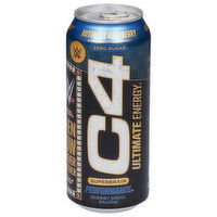 C4 Energy Drink, Ruthless Raspberry - 16 Fluid ounce 