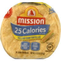 Mission Tortillas, Yellow Corn, Super Soft, 25 Calories