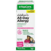 TopCare Antihistamine, All-Day Allergy, Children's, Bubble Gum Flavor - 4 Fluid ounce 