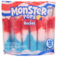 Budget Saver Monster Pops, Rocket - 12 Each 