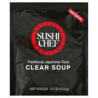 Sushi Chef Clear Soup, Traditional Japanese Style - 0.33 Ounce 