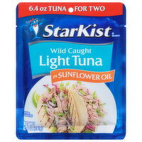 StarKist Light Tuna, in Sunflower Oil, Wild Caught - 6.4 Ounce 